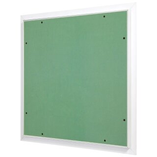 Revisionsklappe Trockenbau 50x50 cm mit 12,5mm GK Alu weiß
