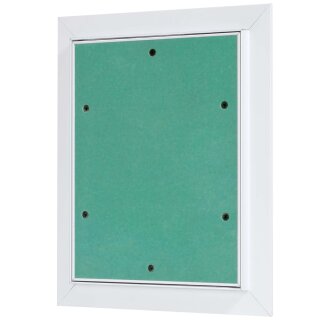 Revisionsklappe Trockenbau 20x25 cm mit 12,5mm GK Alu weiß