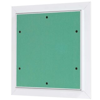 Revisionsklappe Trockenbau 25x25 cm mit 12,5mm GK Alu weiß