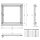 Revisionsklappe Trockenbau 50x100 cm mit 12,5mm GK Alu