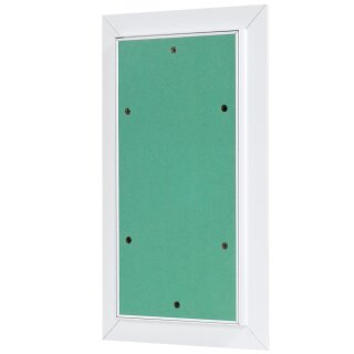 Revisionsklappe Trockenbau 15x30 cm mit 12,5mm GK Alu weiß
