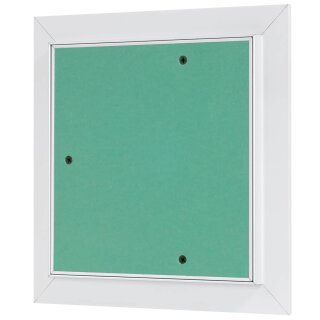 Revisionsklappe Trockenbau 20x20 cm mit 12,5mm GK Alu weiß