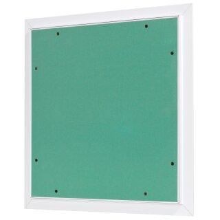 Revisionsklappe Trockenbau 40x40 cm mit 12,5mm GK Alu weiß