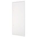 Premium Revisionstür Vierkant Stahl weiß 40x80