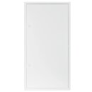 Revisionsklappe 40x80 cm – weiß, aus Stahl, Vierkantschloss, verstärkte Ausführung