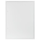 Revisionsklappe 60x80 cm – weiß, aus Stahl, Vierkantschloss, verstärkte Ausführung