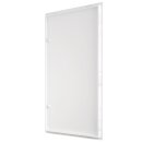 Premium Revisionstür Vierkant Stahl weiß 60x100