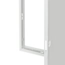Premium Revisionstür Vierkant Stahl weiß 60x100