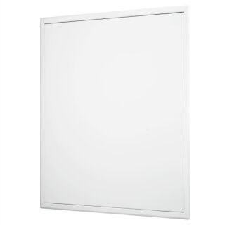 Revisionsklappe 60 x 60 cm – weiß, aus Stahl, Schnappverschluss