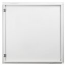Revisionsklappe 60 x 60 cm – weiß, aus Stahl, Schnappverschluss
